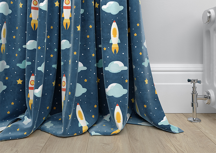 Blast Off, Spacebound - Made to Measure Curtains - Image 6